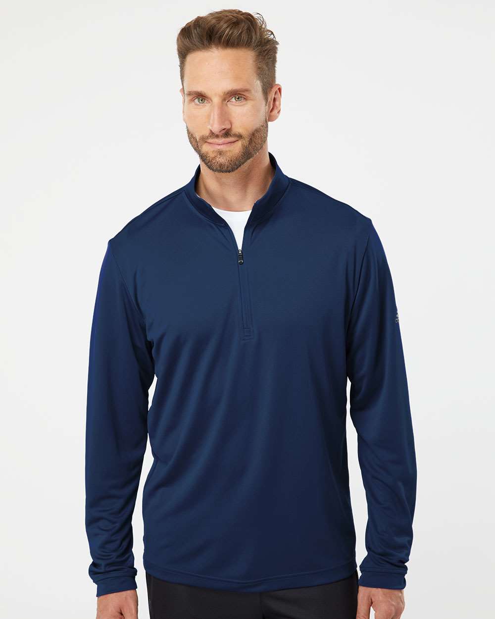 Men's Adidas Lightweight 1/4 Zip Pullover - Image 3