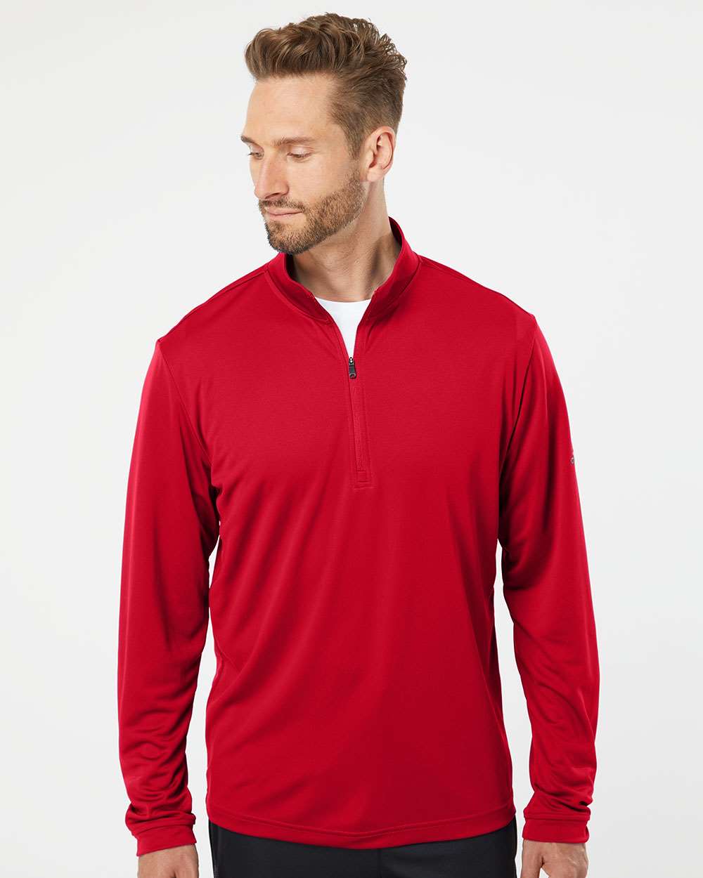 Men's Adidas Lightweight 1/4 Zip Pullover - Image 2