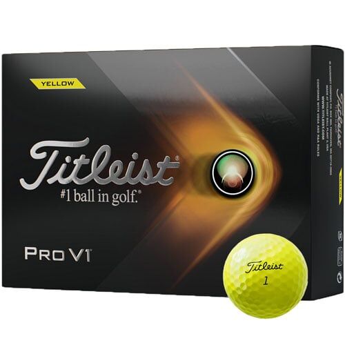 Titleist Pro V1 Yellow Golf Balls